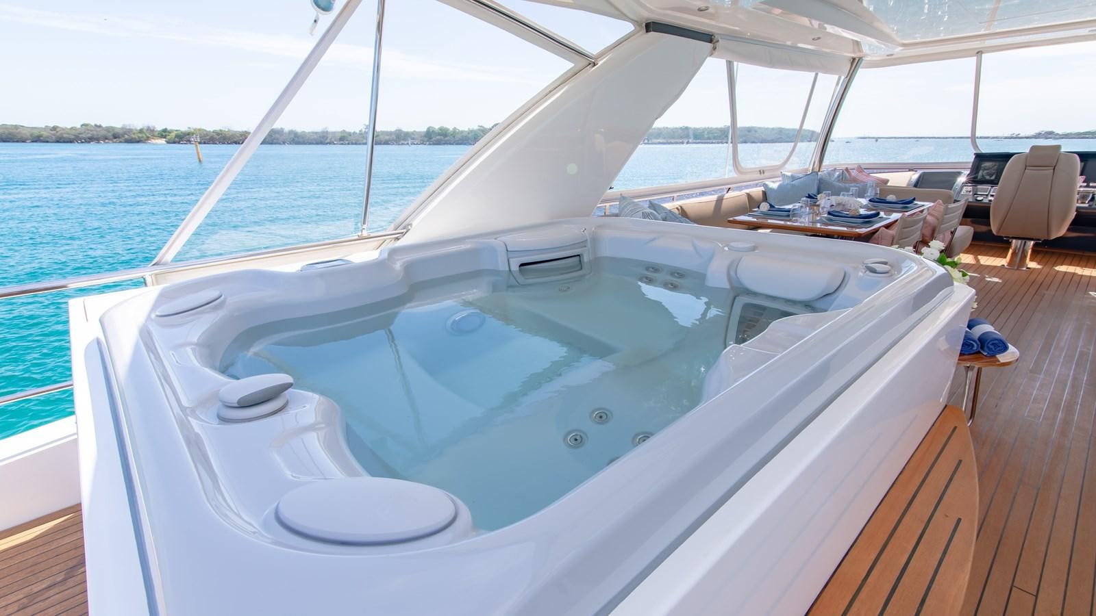 a boat on the water aboard SEA WOLF Yacht for Sale