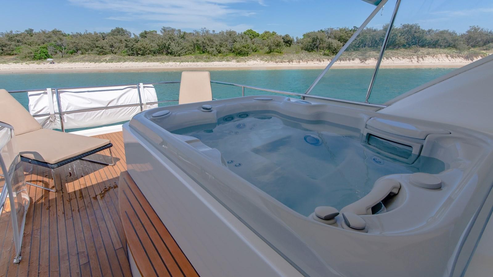 a boat on the water aboard SEA WOLF Yacht for Sale