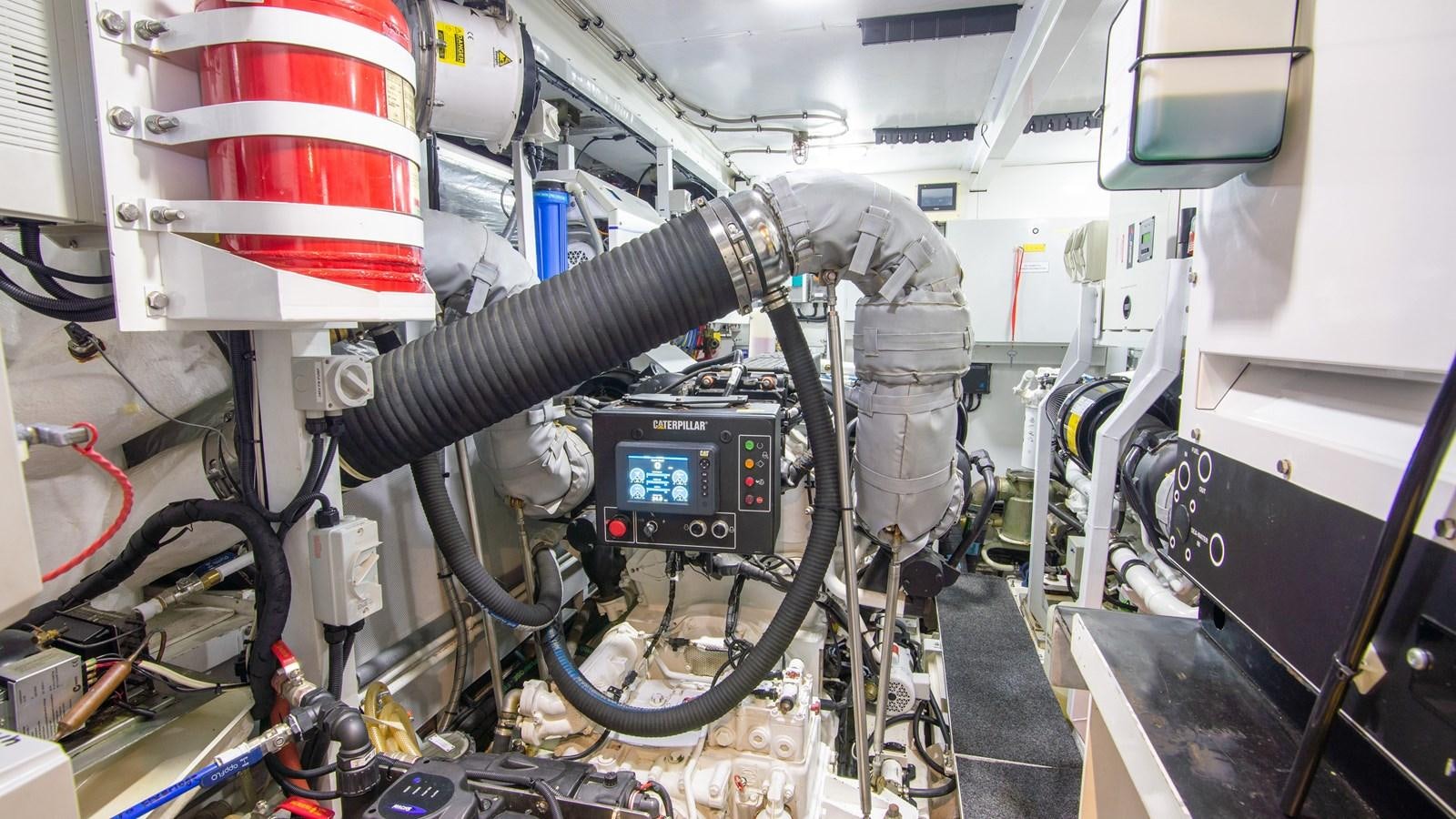 a machine with wires aboard SEA WOLF Yacht for Sale