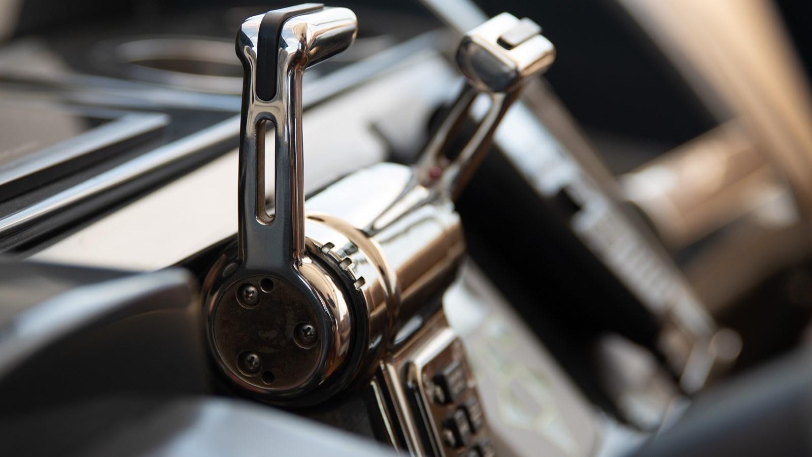 a close-up of a key chain aboard SEA WOLF Yacht for Sale