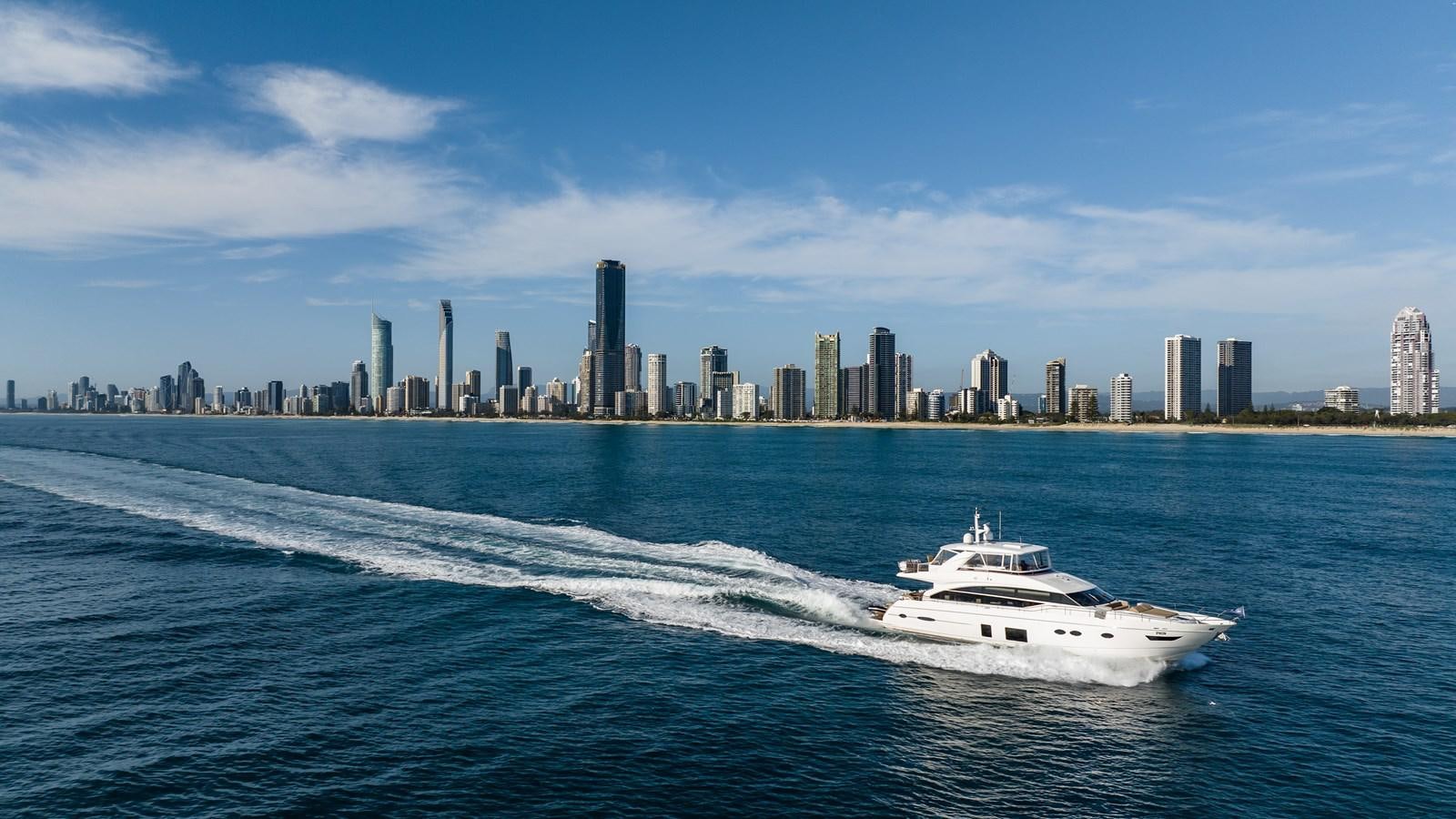a boat on the water aboard SEA WOLF Yacht for Sale