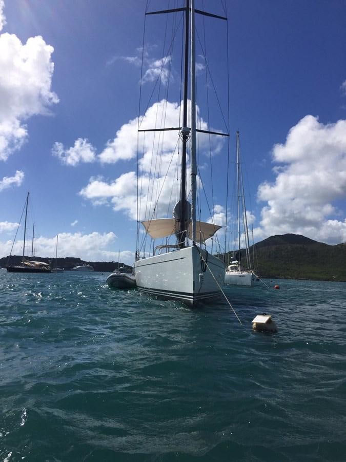 a sailboat on the water aboard SALPARE Yacht for Sale
