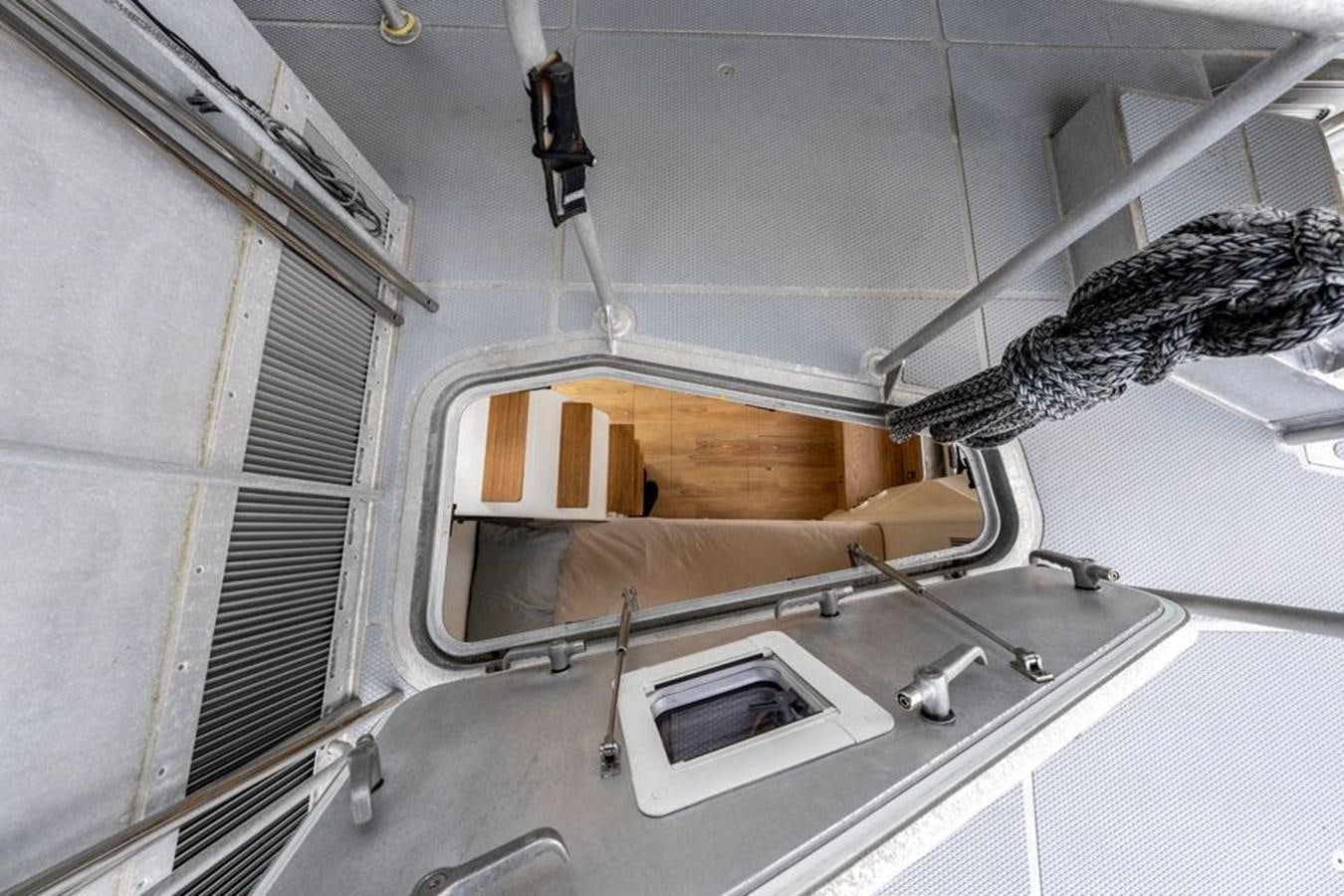 a bird on a car aboard COCHISE Yacht for Sale