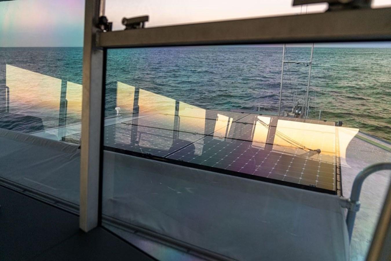 a large swimming pool aboard COCHISE Yacht for Sale