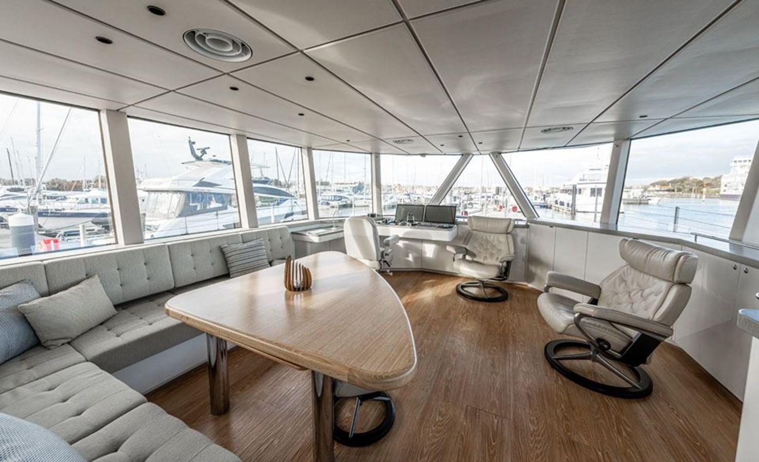inside of a boat aboard COCHISE Yacht for Sale