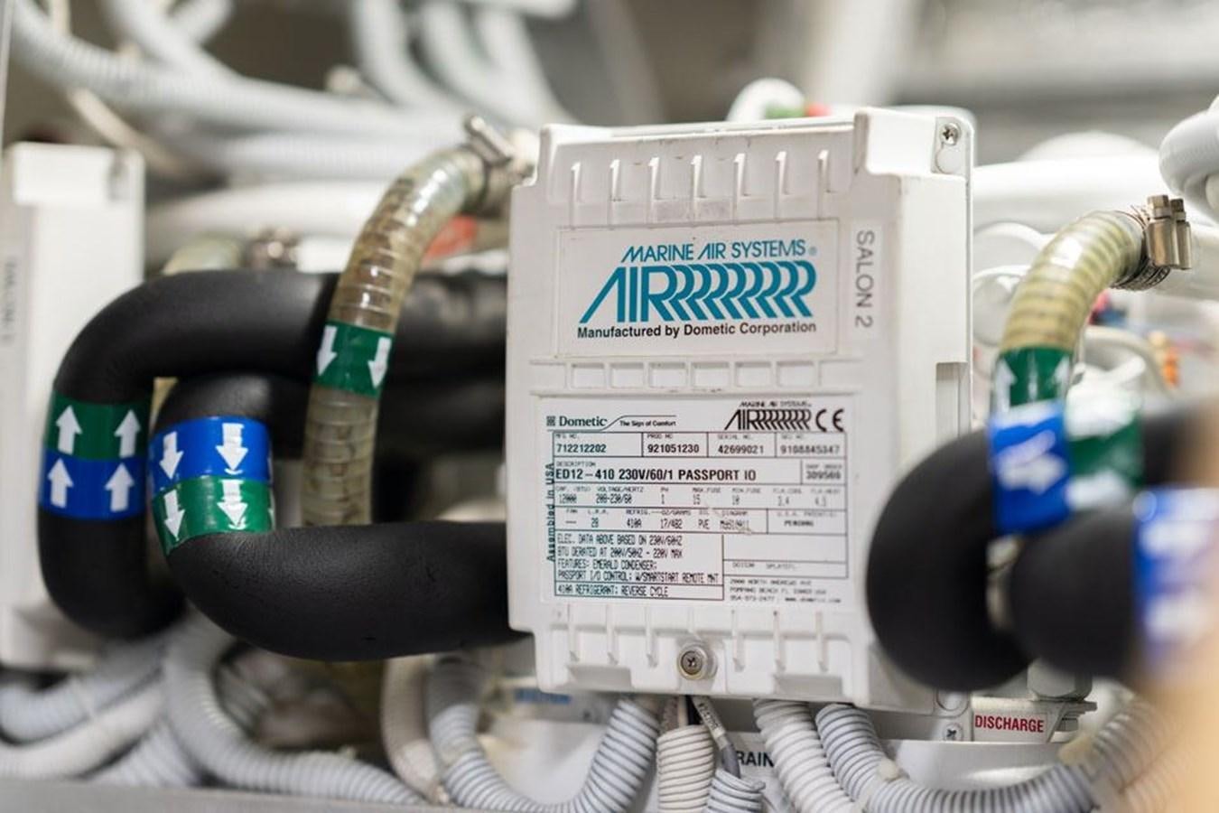 a close-up of a machine aboard COCHISE Yacht for Sale