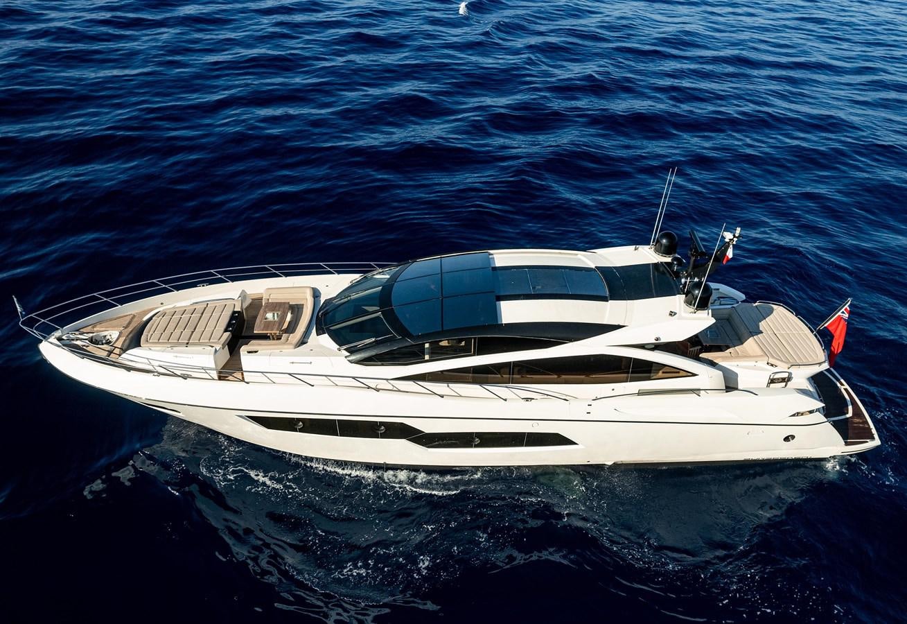 a boat in the water aboard CLAVIS Yacht for Sale