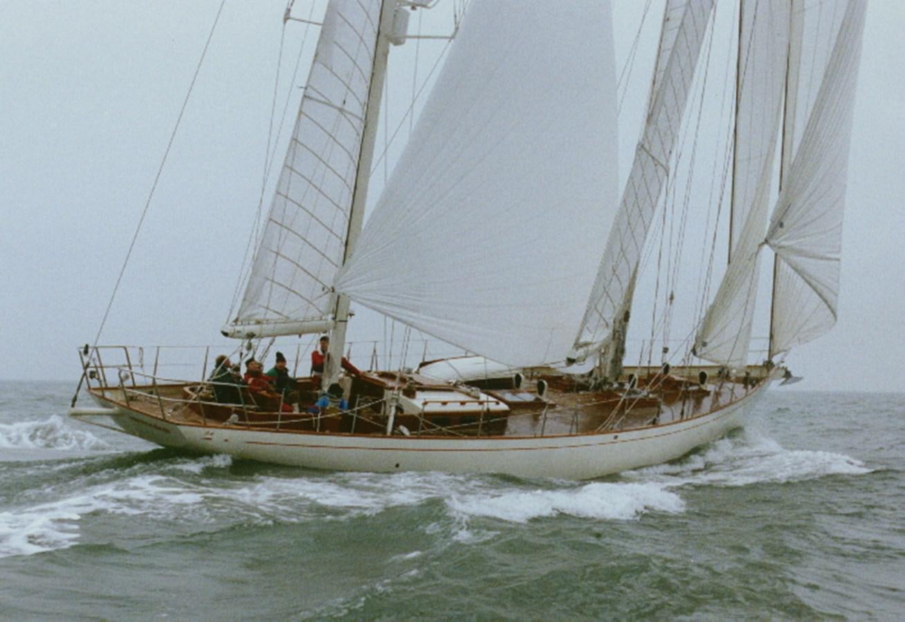 a boat with people on it aboard KIM Yacht for Sale