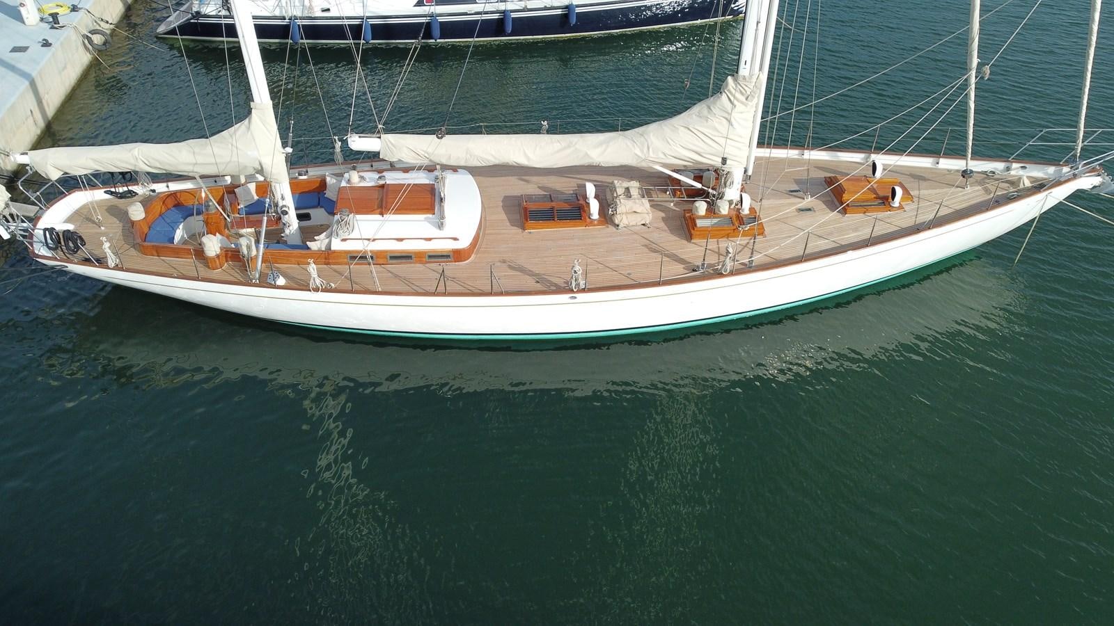 a sailboat on the water aboard KIM Yacht for Sale