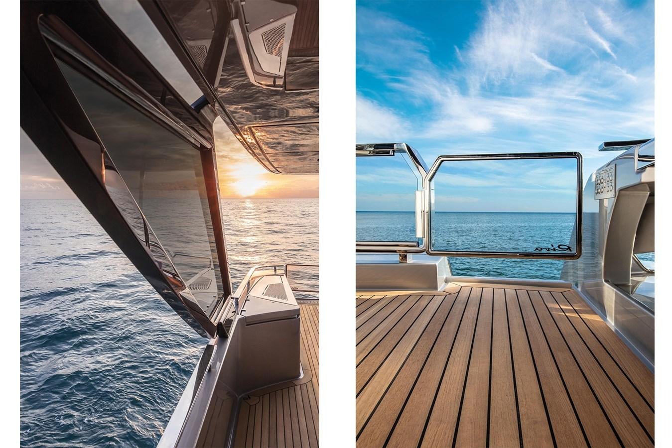 a boat on the water aboard RIVA 90' ARGO   Yacht for Sale