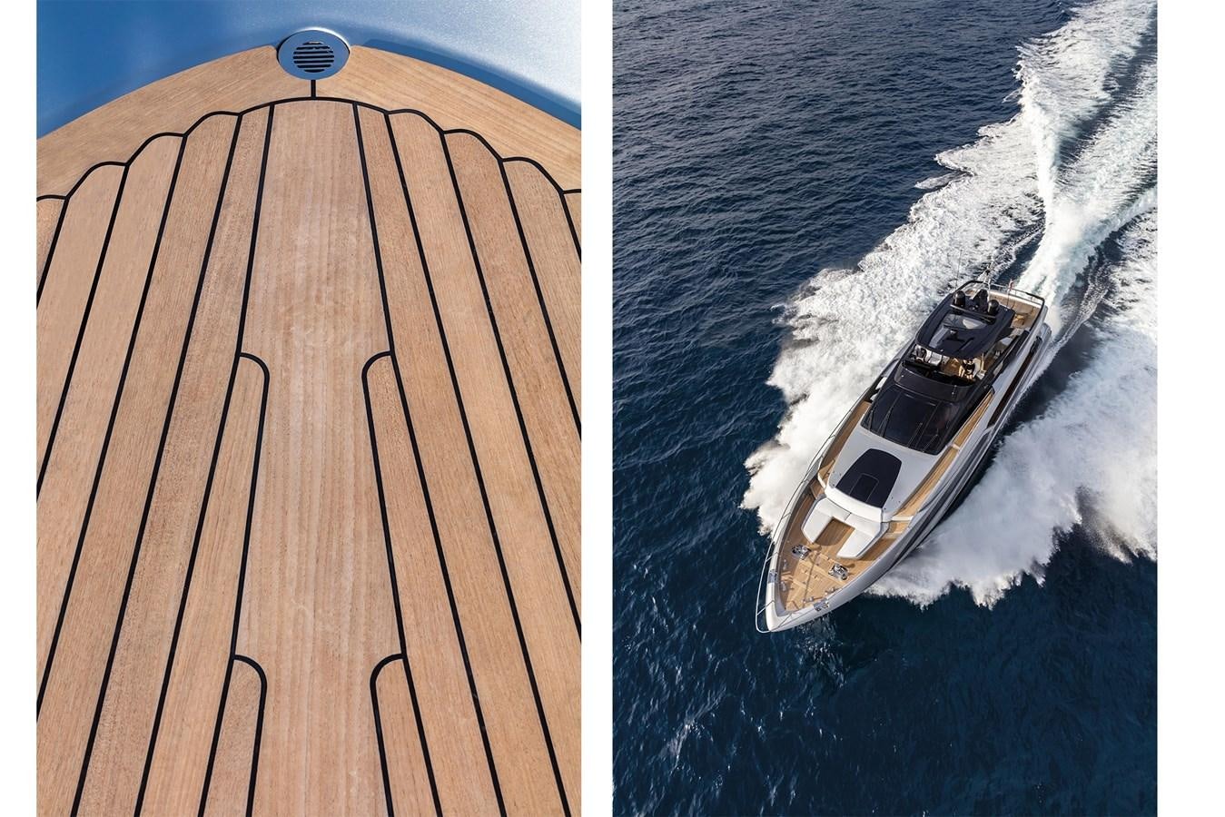 a ship in the water aboard RIVA 90' ARGO   Yacht for Sale