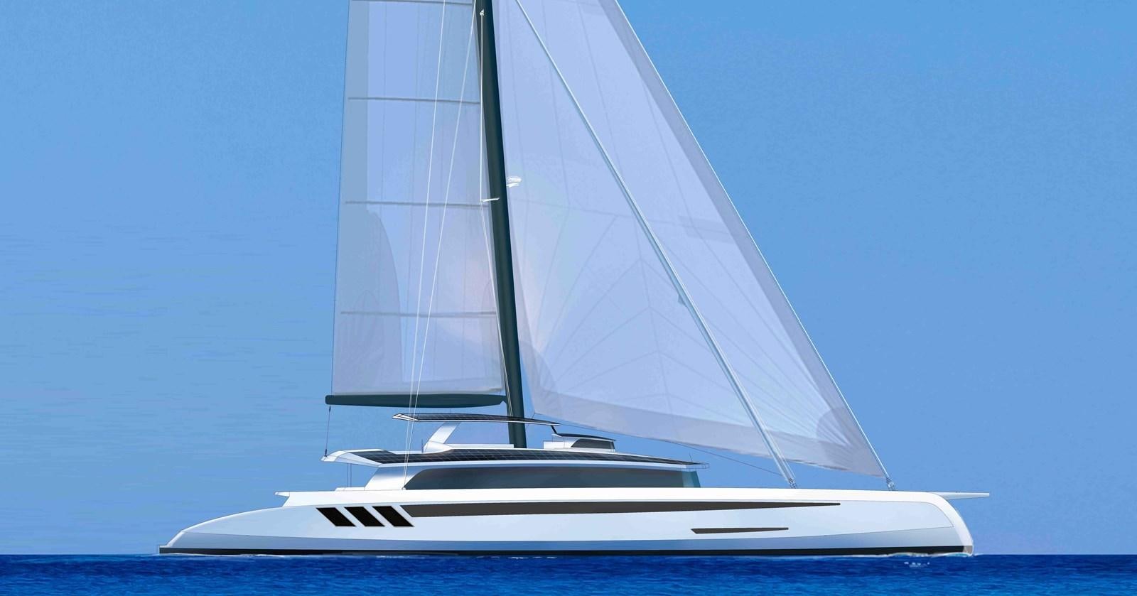 a white boat in the water aboard ECO YACHT 145' Yacht for Sale