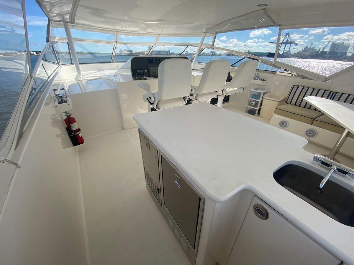 inside of a boat aboard LUCKY AGAIN Yacht for Sale