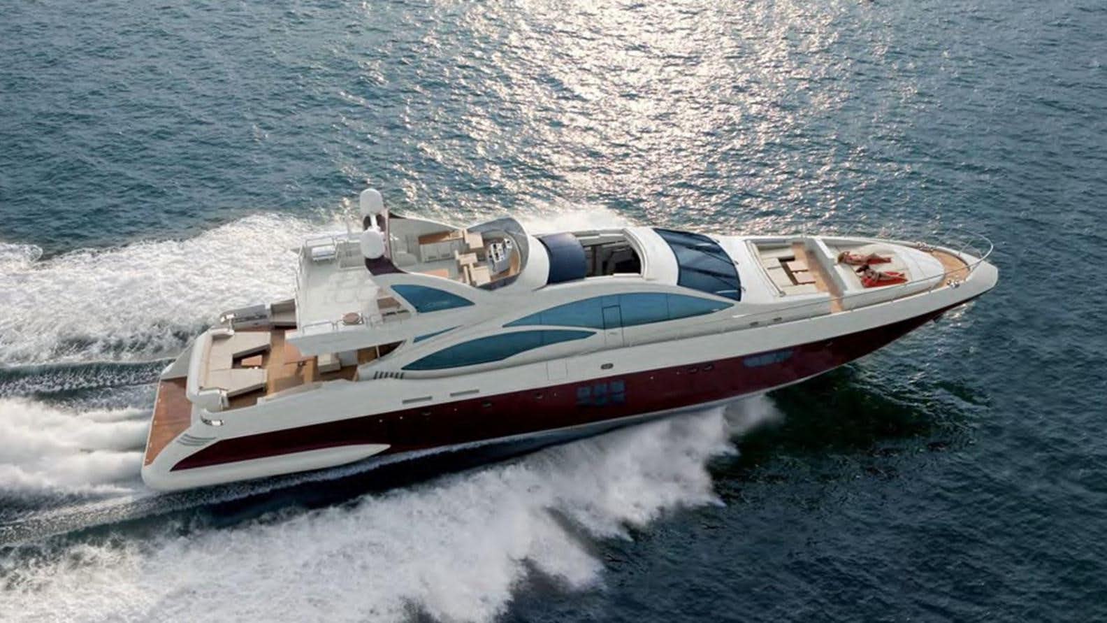 a boat on the water aboard DUKE Yacht for Sale