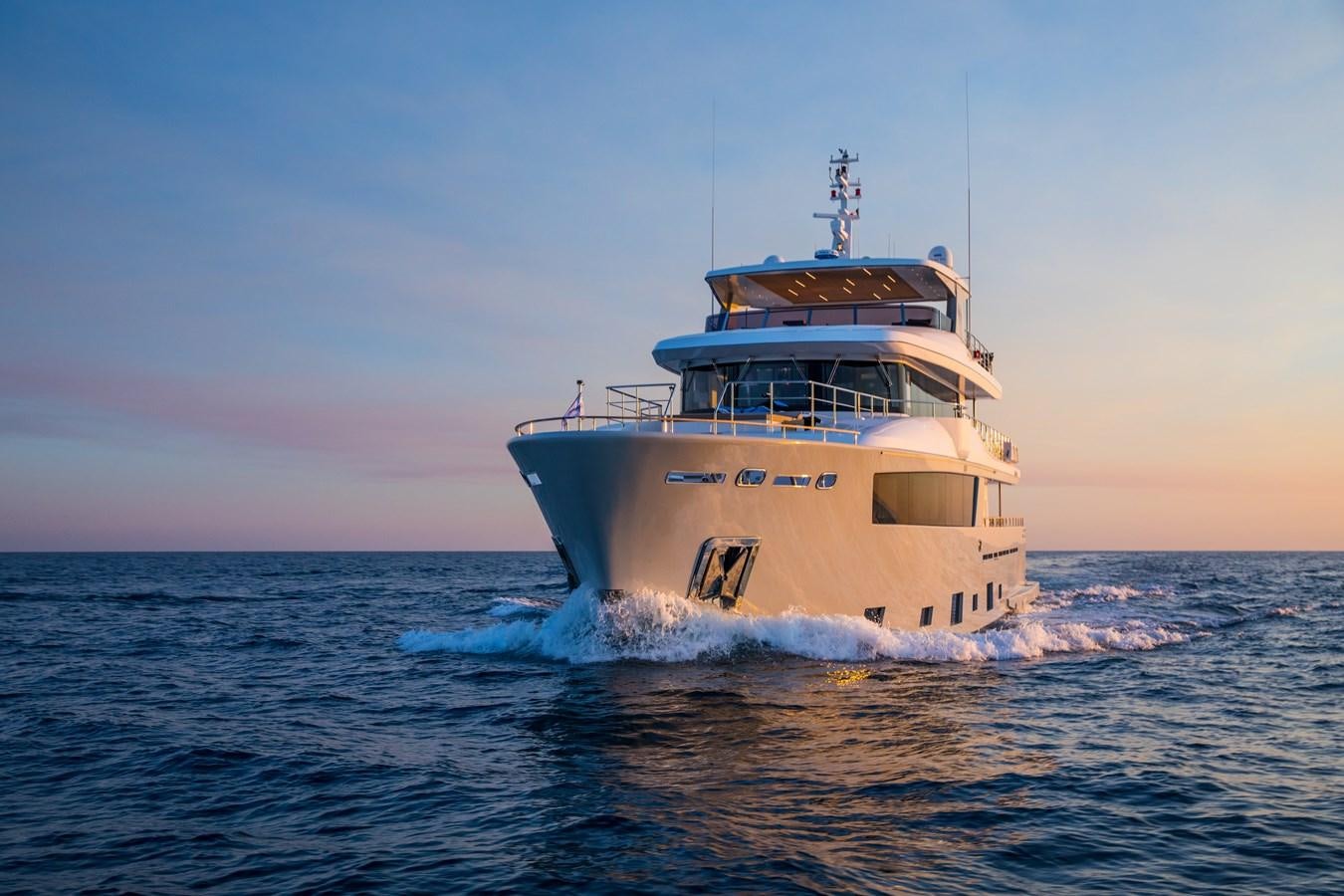 a boat on the water aboard SABAI Yacht for Sale