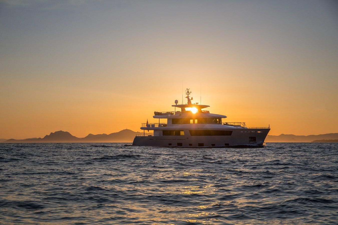a boat in the water aboard SABAI Yacht for Sale