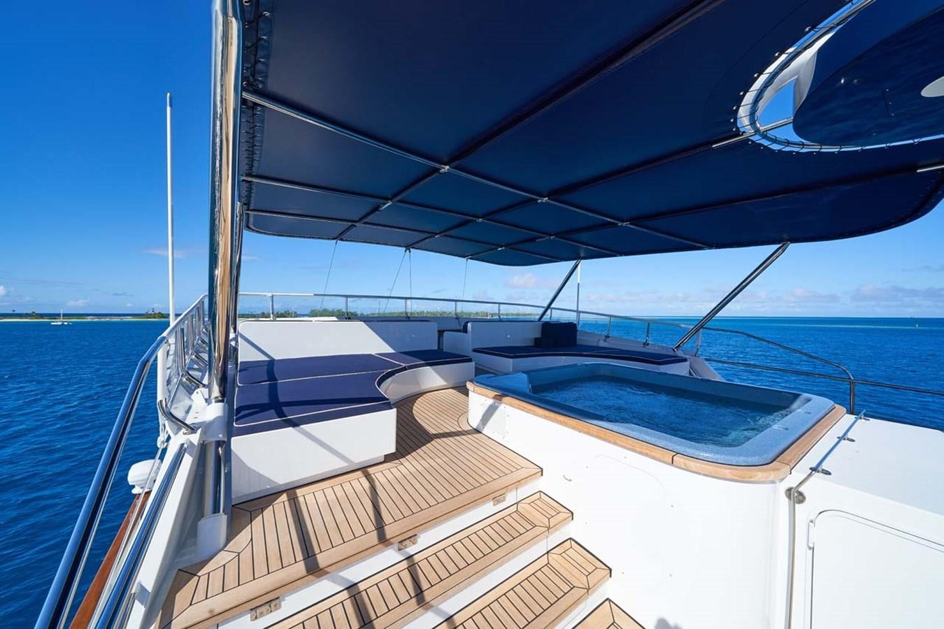 a boat on the water aboard ASTERIA Yacht for Charter