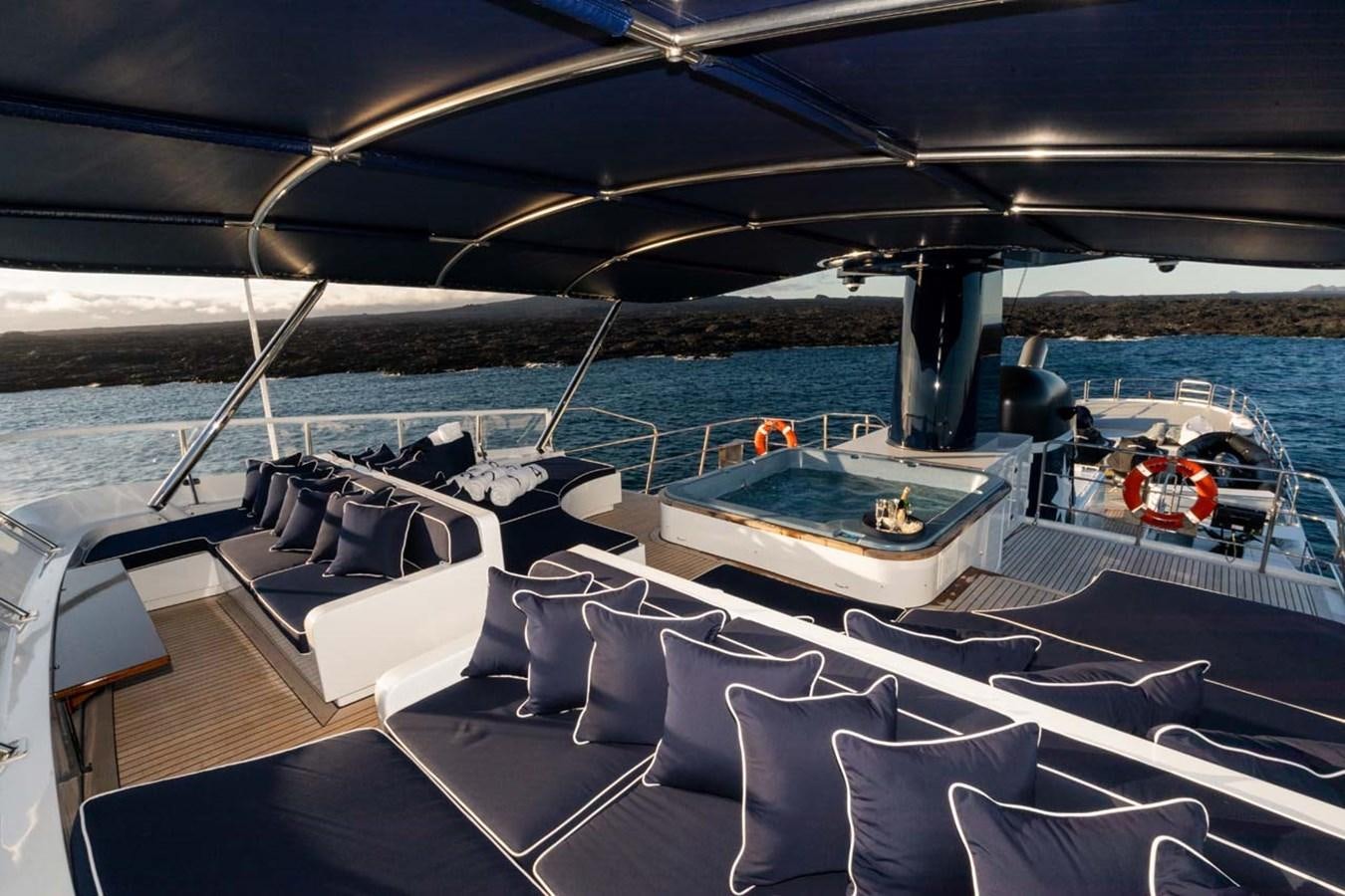 a boat on the water aboard ASTERIA Yacht for Charter