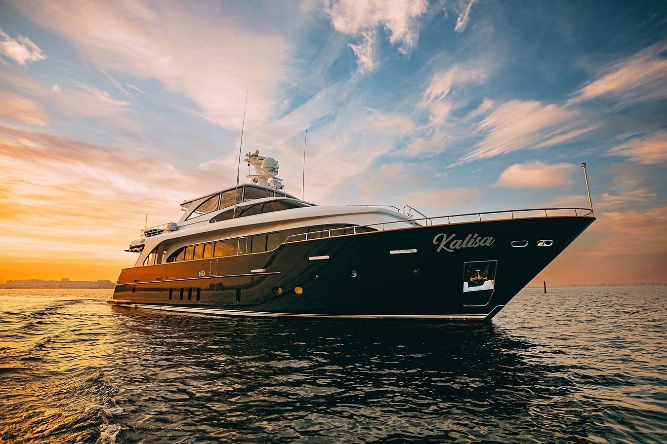 a boat on the water aboard KALISA Yacht for Sale