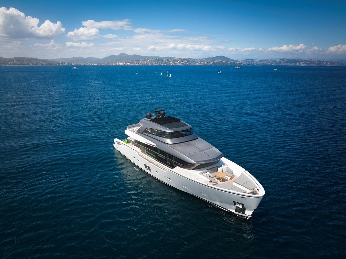 a boat in the water aboard OCEAN 6 Yacht for Sale
