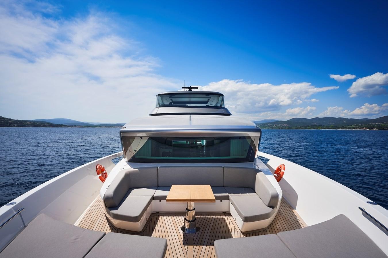 a boat on the water aboard OCEAN 6 Yacht for Sale