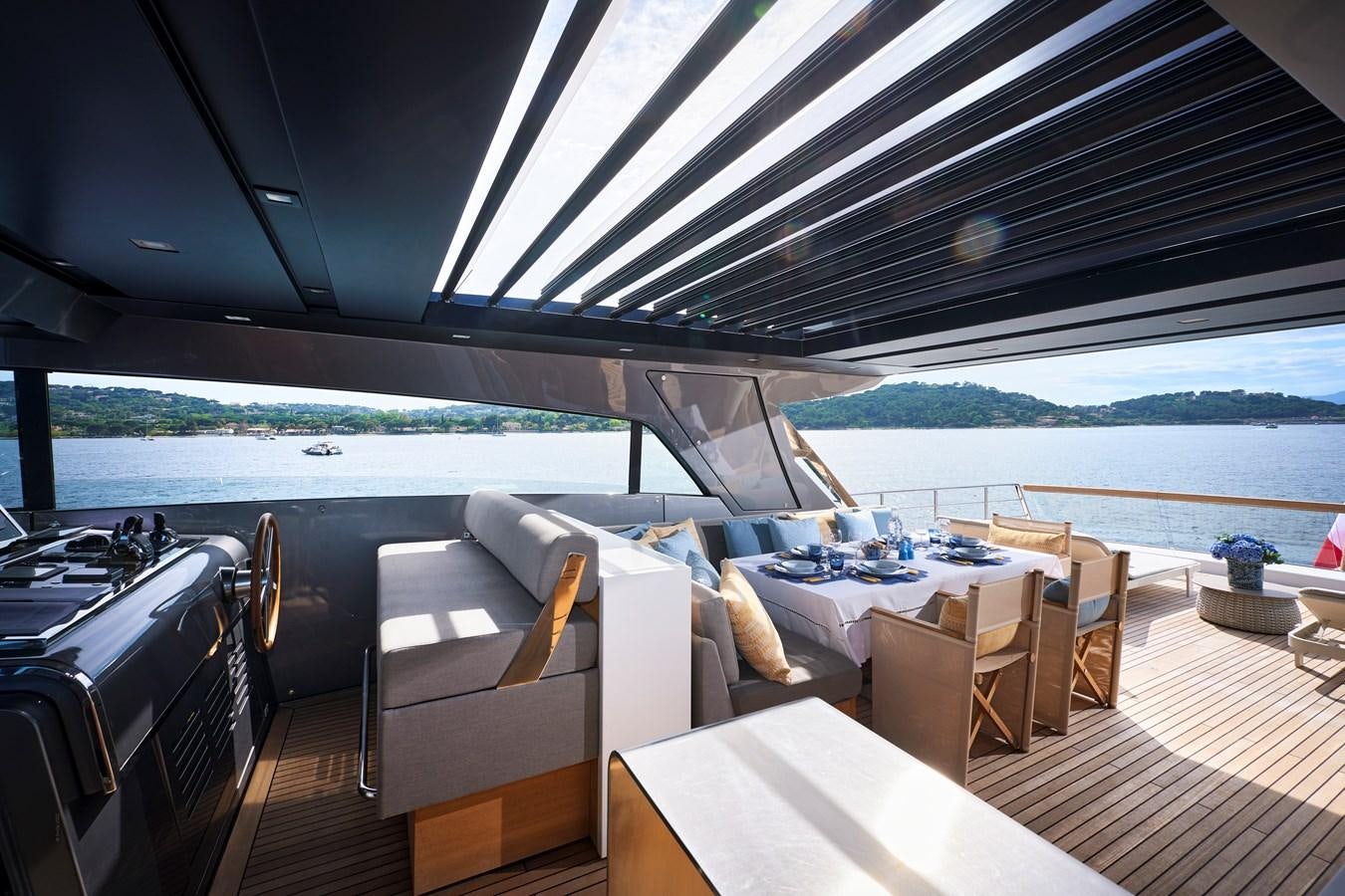 a boat on the water aboard OCEAN 6 Yacht for Sale