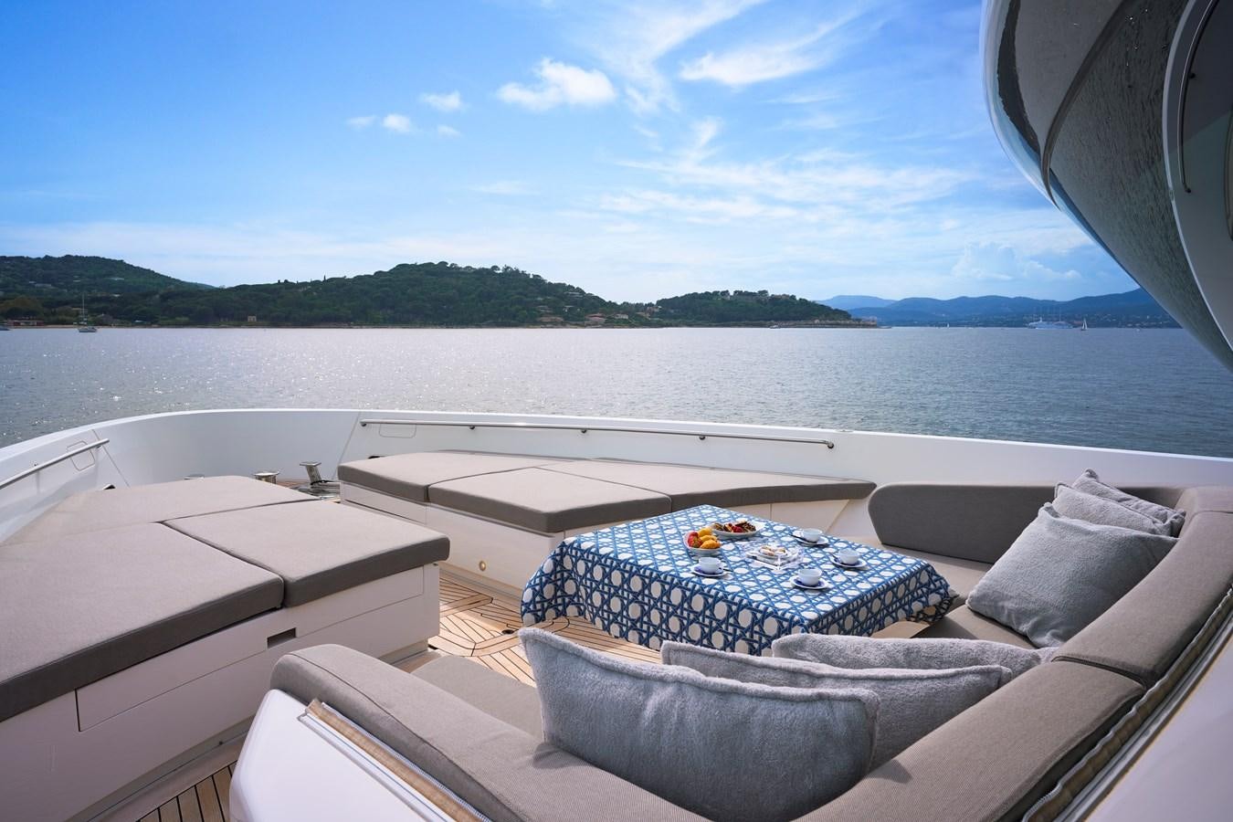 a boat on the water aboard OCEAN 6 Yacht for Sale