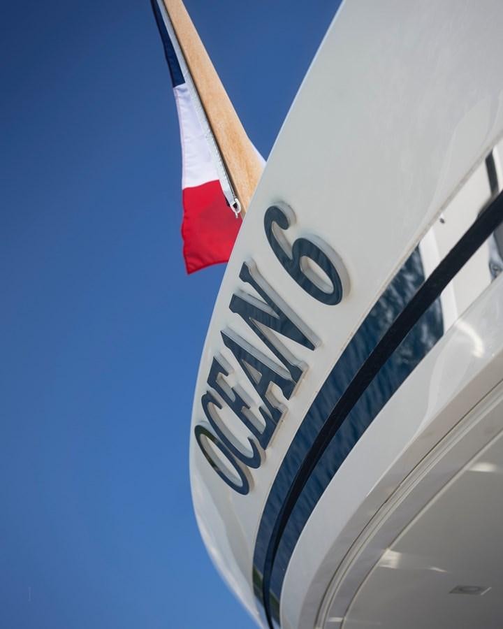a close-up of a building aboard OCEAN 6 Yacht for Sale