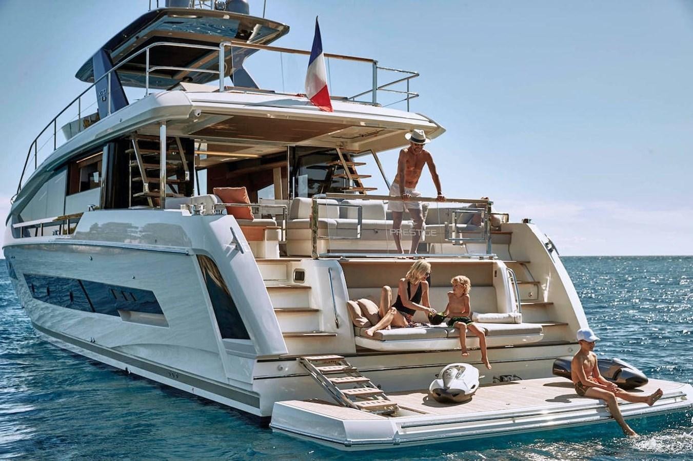 a group of people on a boat aboard ROCKSTAR Yacht for Sale