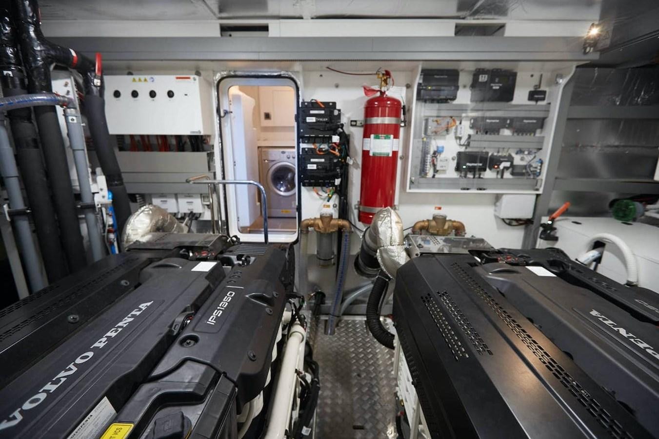 a machine inside a factory aboard ROCKSTAR Yacht for Sale