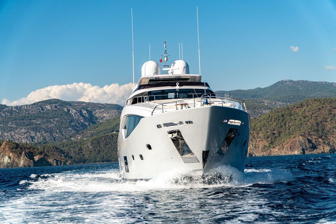 a boat on the water aboard ARES Yacht for Sale