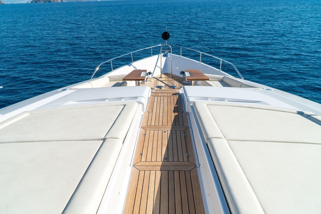 a boat on the water aboard ARES Yacht for Sale