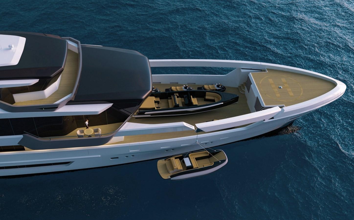 a boat on the water aboard NAUTILUS Yacht for Sale