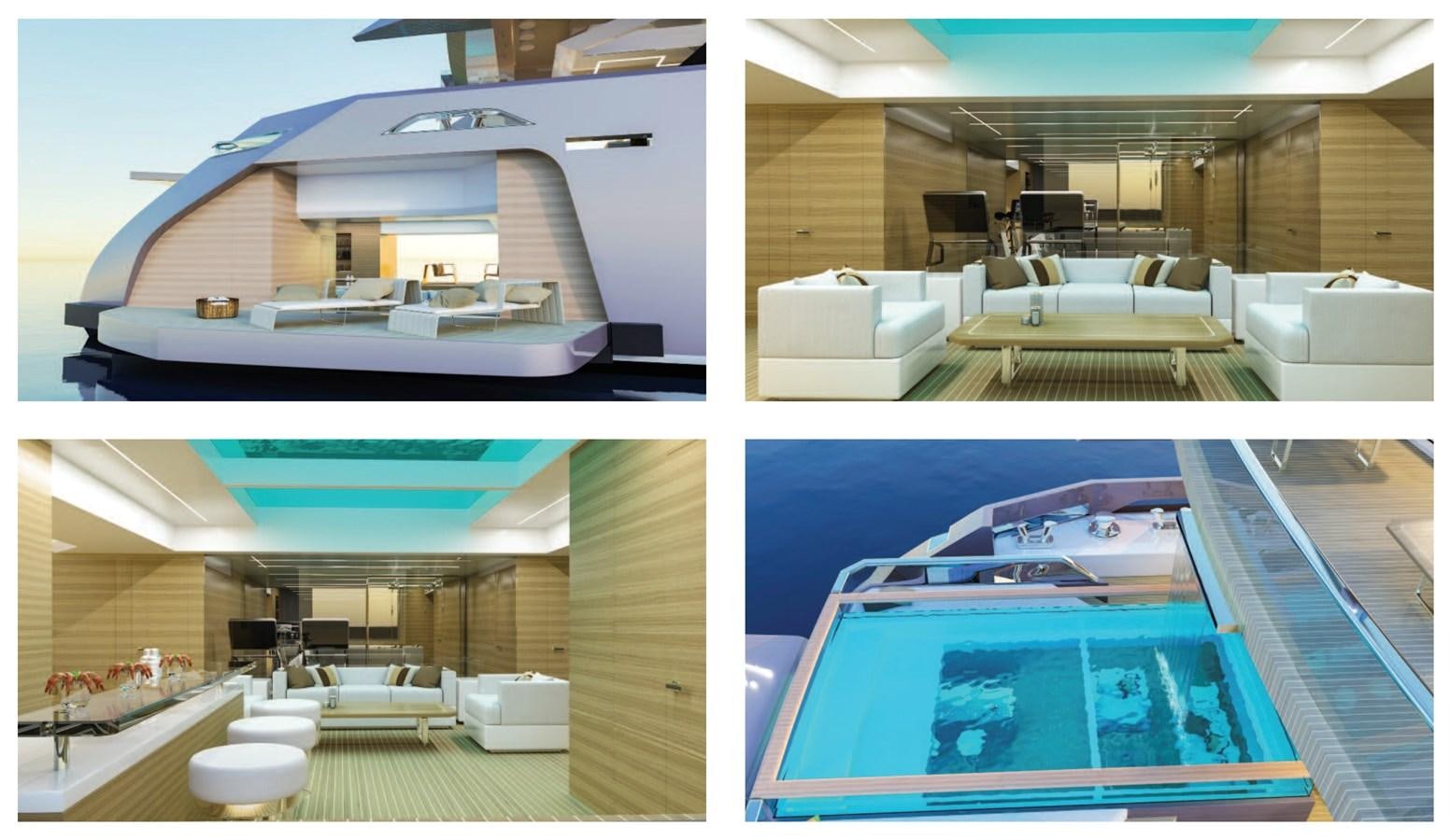 a room with a pool table and chairs aboard NAUTILUS Yacht for Sale