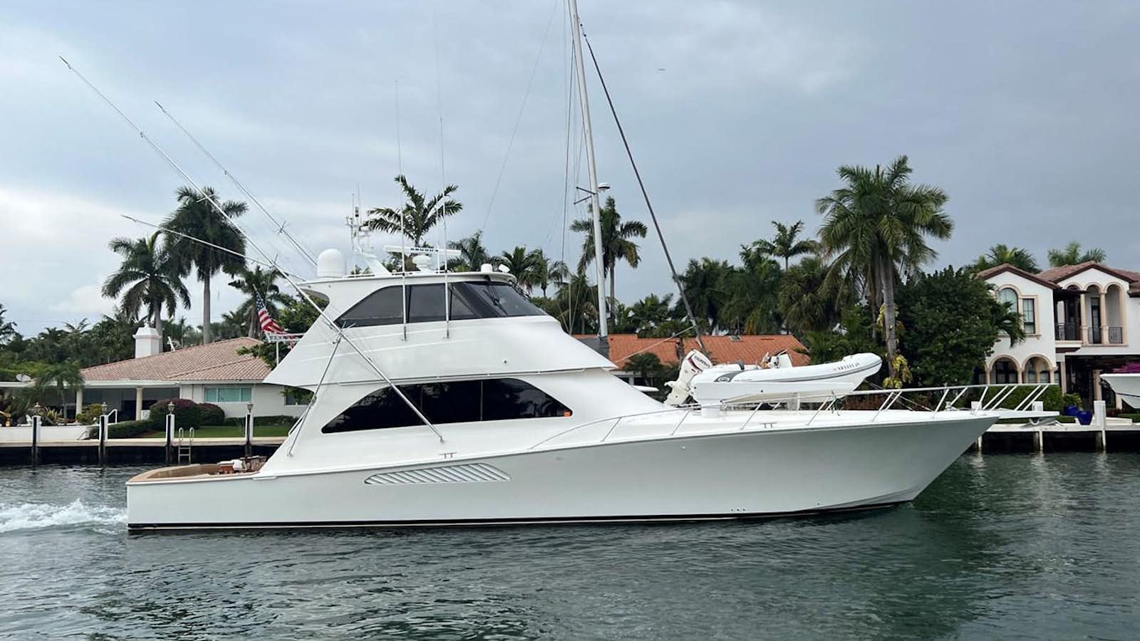a boat in the water aboard WIRELESS Yacht for Sale
