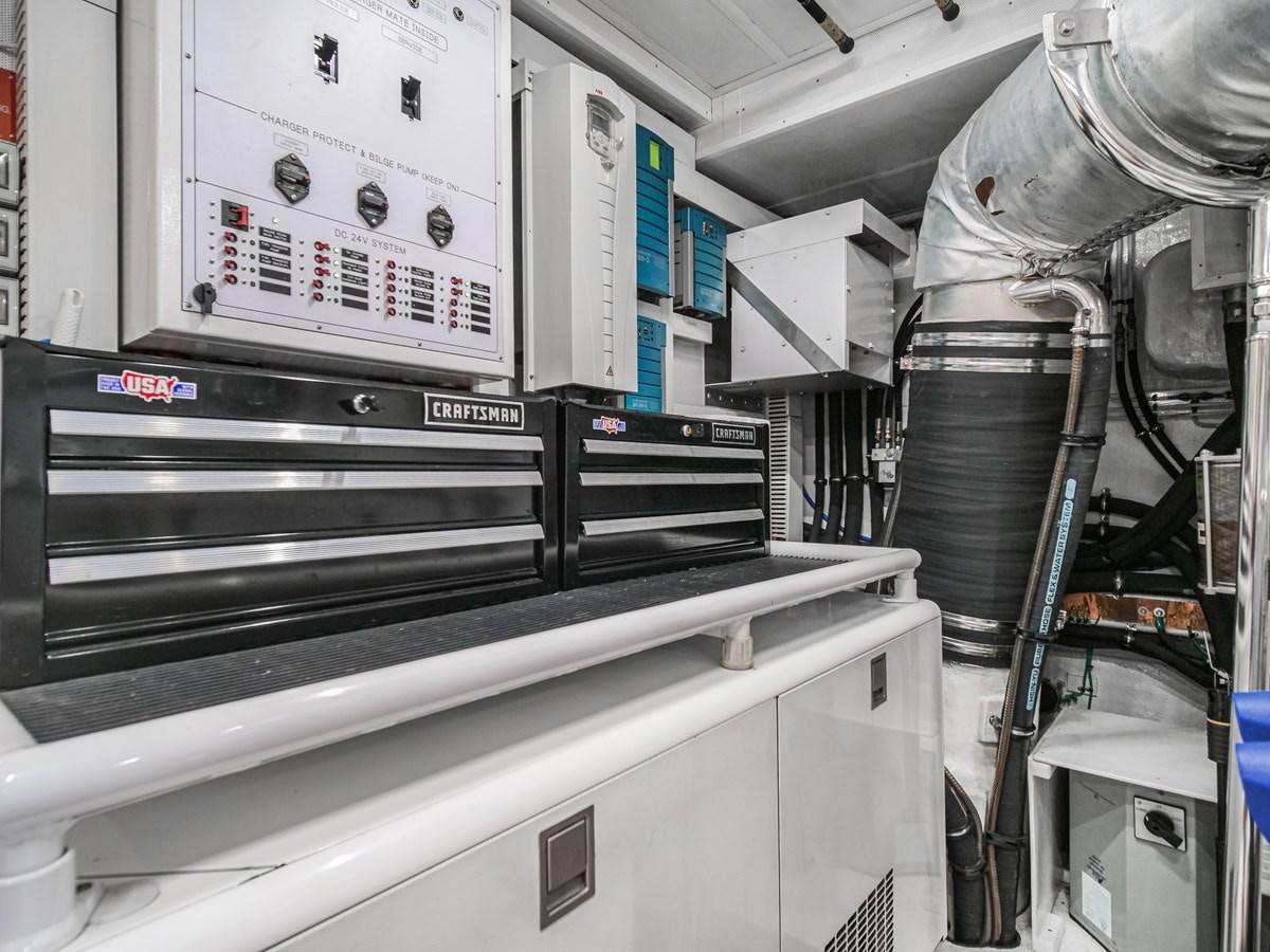 a close-up of a machine aboard SEASEID Yacht for Sale