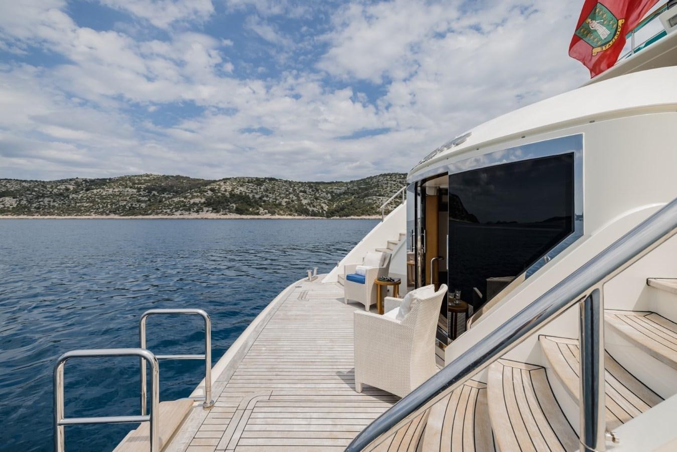 a boat on the water aboard BELLE ANNA Yacht for Sale