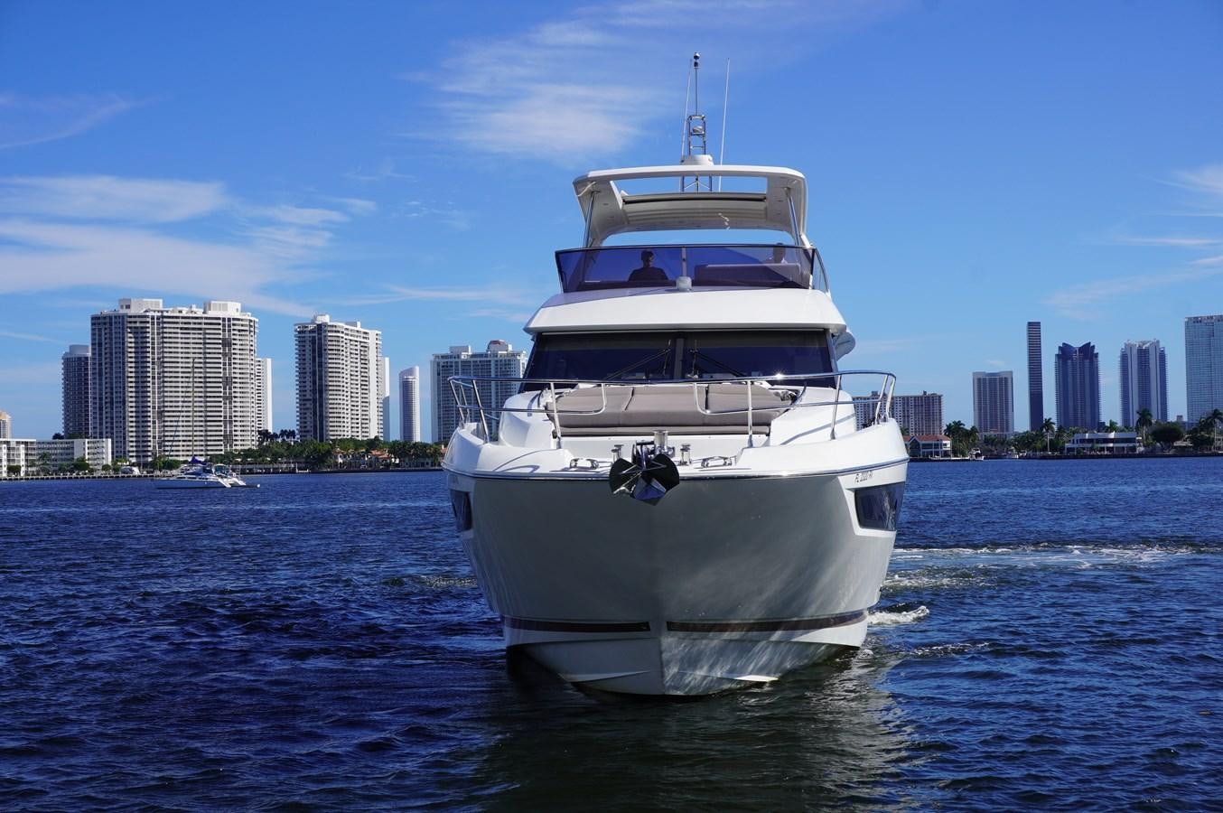 a boat on the water aboard 2017 PRESTIGE 680  Yacht for Sale