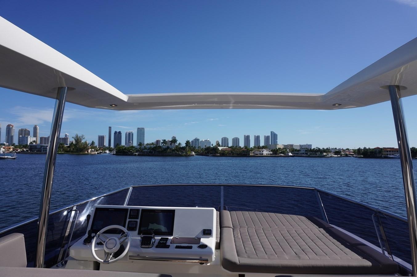 a boat on the water aboard 2017 PRESTIGE 680  Yacht for Sale