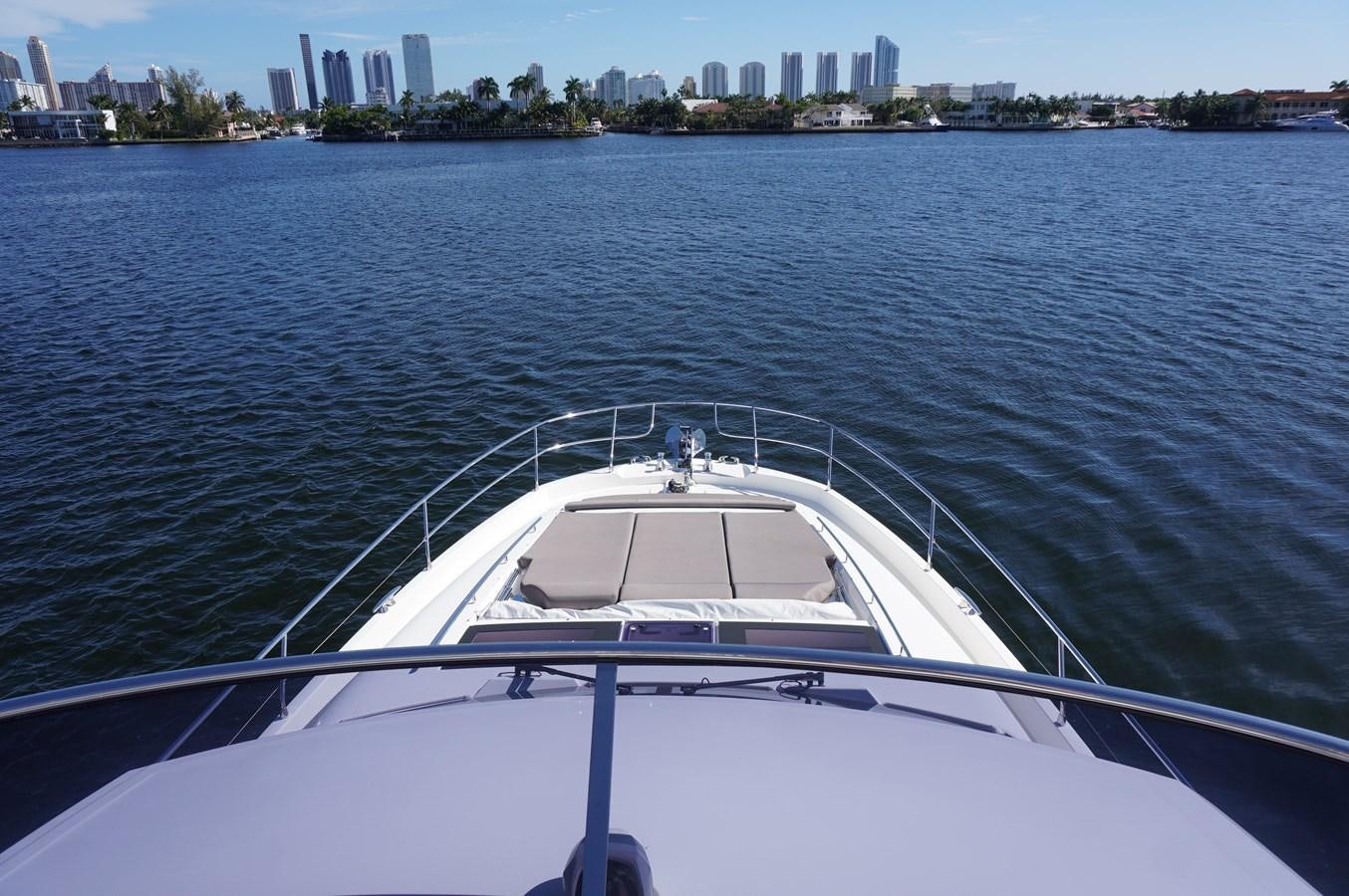 a boat on the water aboard 2017 PRESTIGE 680  Yacht for Sale