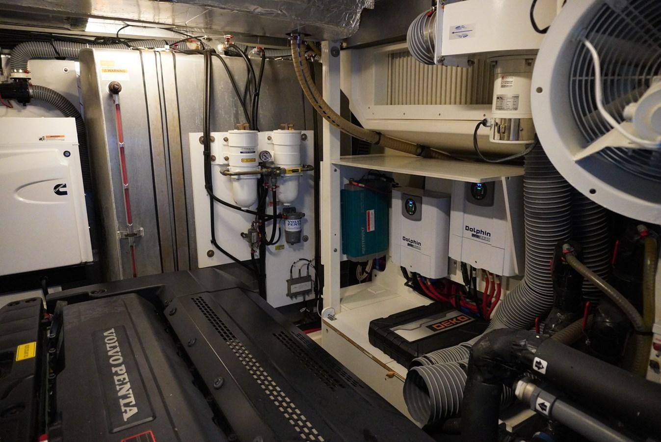 a close-up of a machine aboard 2017 PRESTIGE 680  Yacht for Sale