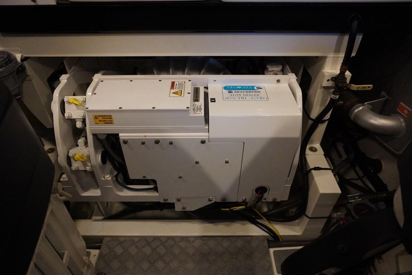 a white machine with wires aboard 2017 PRESTIGE 680  Yacht for Sale