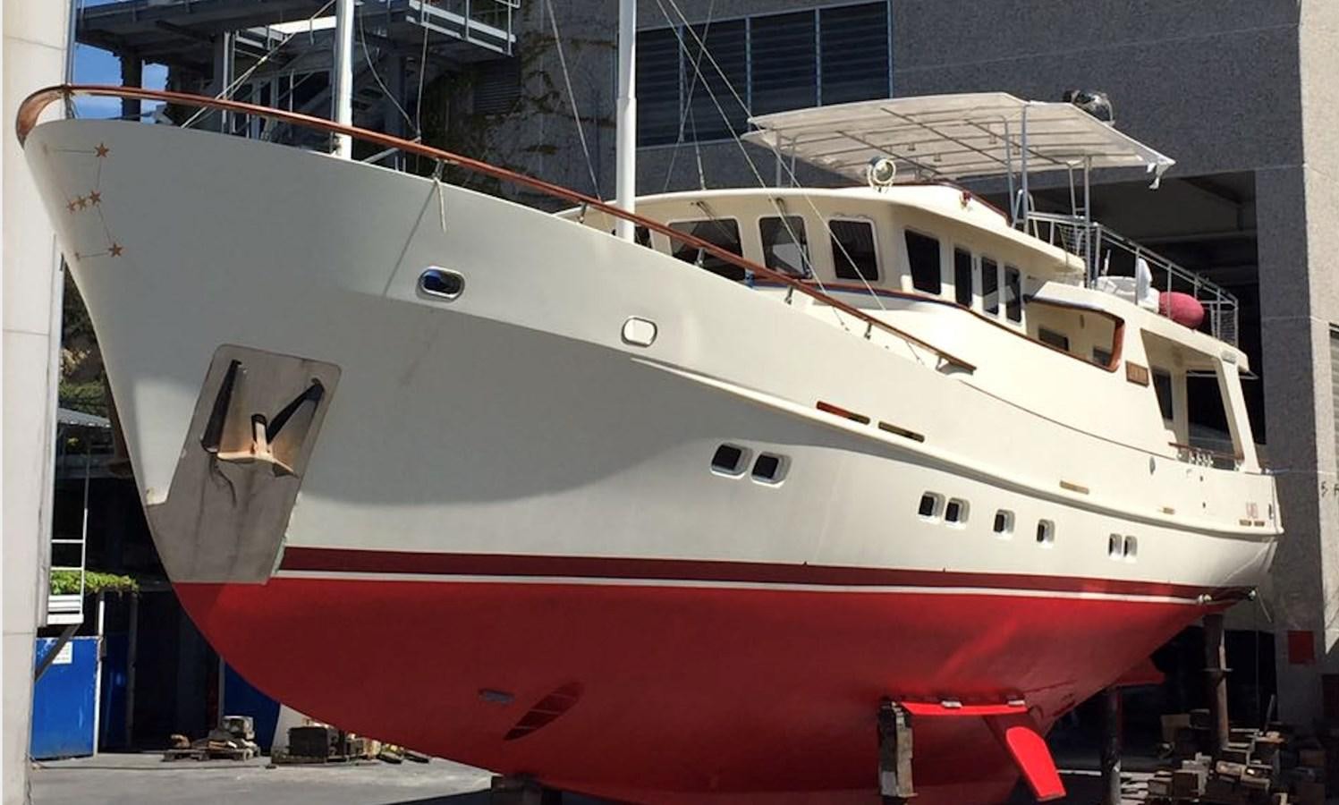 a large white boat aboard ORION  Yacht for Sale