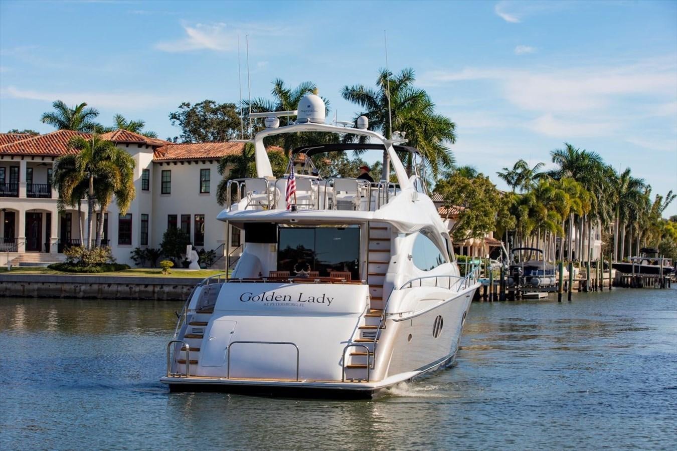 a boat on the water aboard GOLDEN LADY Yacht for Sale