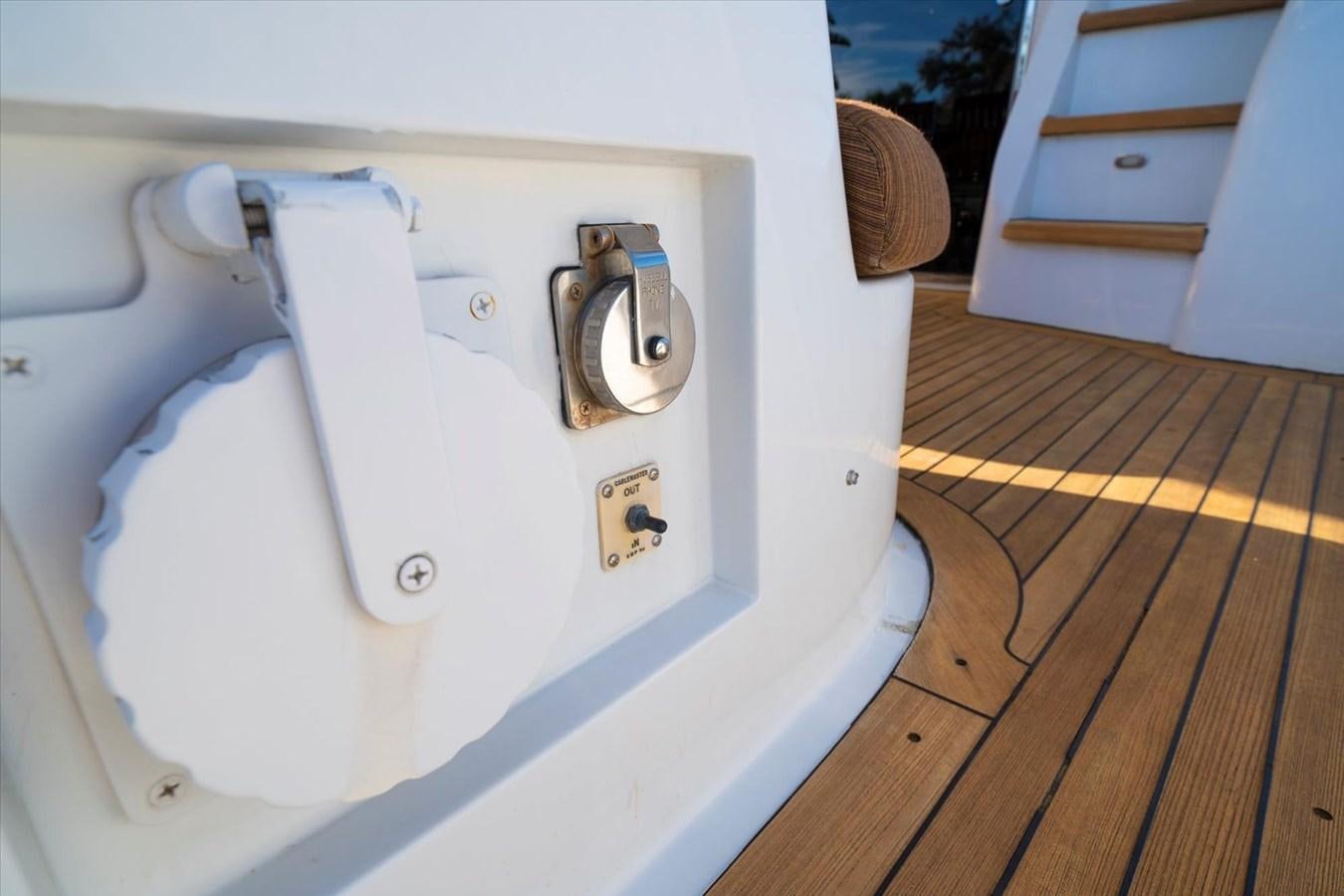 a white rectangular object with a handle aboard GOLDEN LADY Yacht for Sale