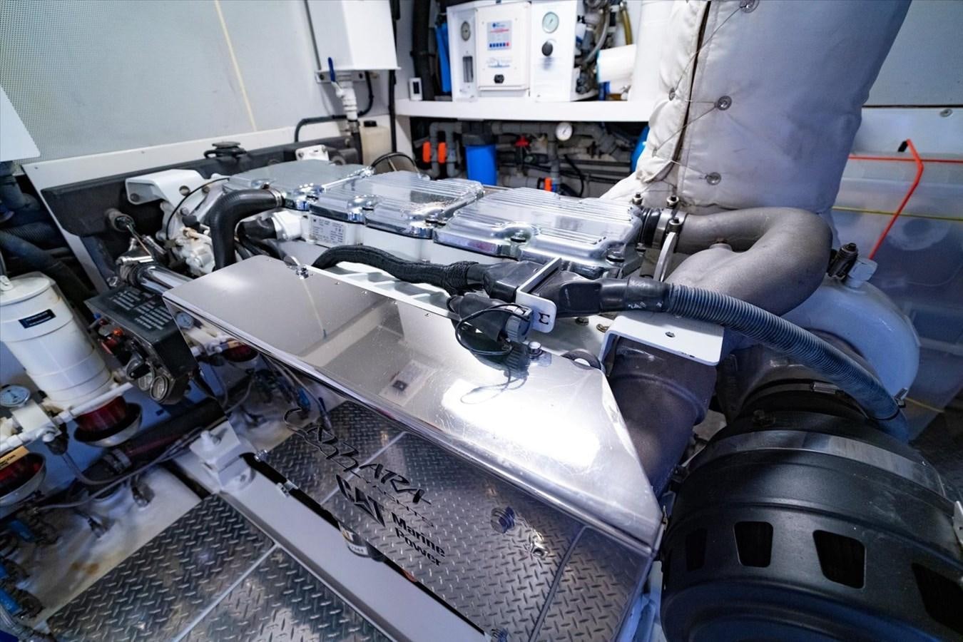 a machine with wires aboard GOLDEN LADY Yacht for Sale