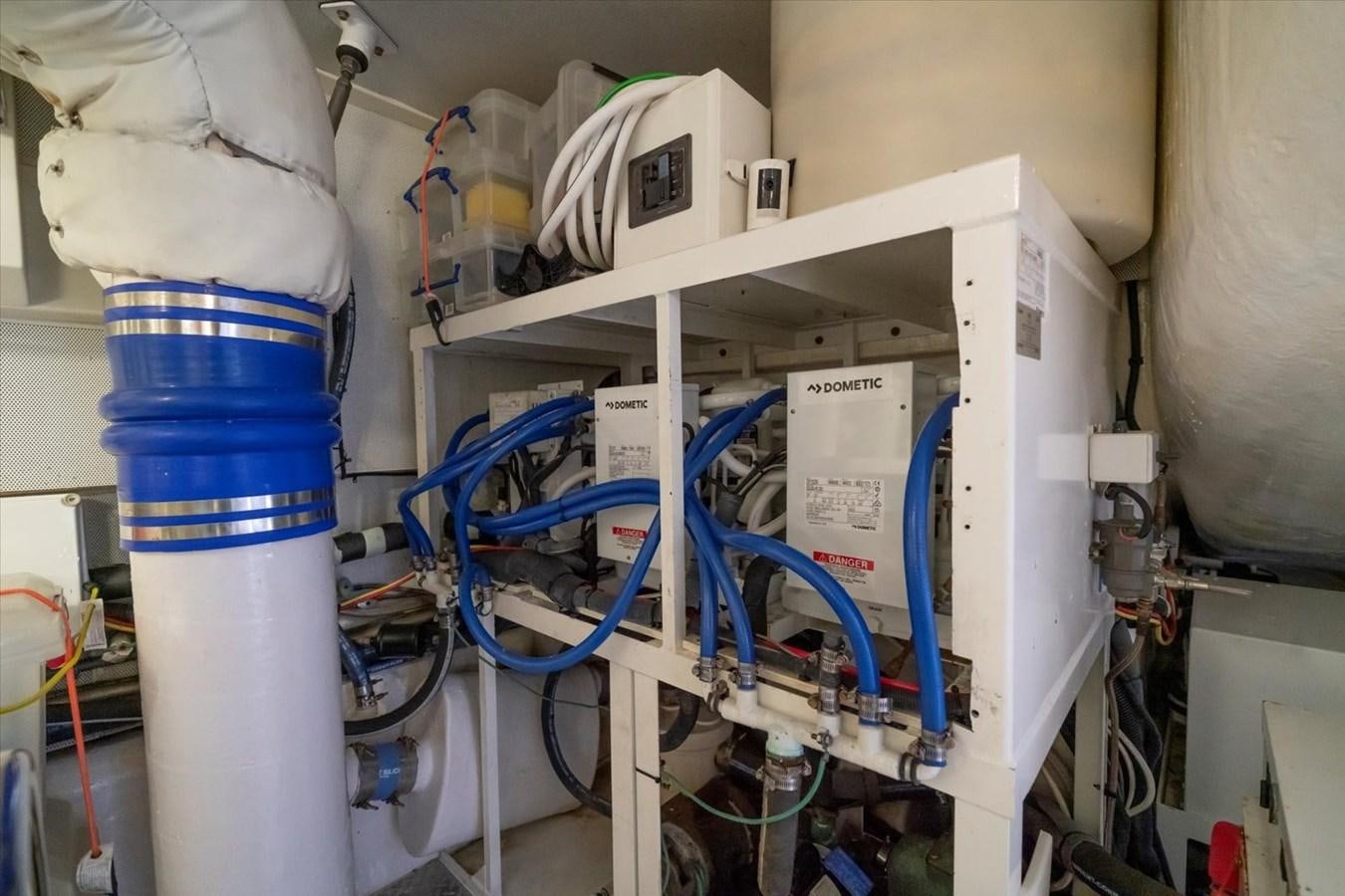 a room with several equipment aboard GOLDEN LADY Yacht for Sale