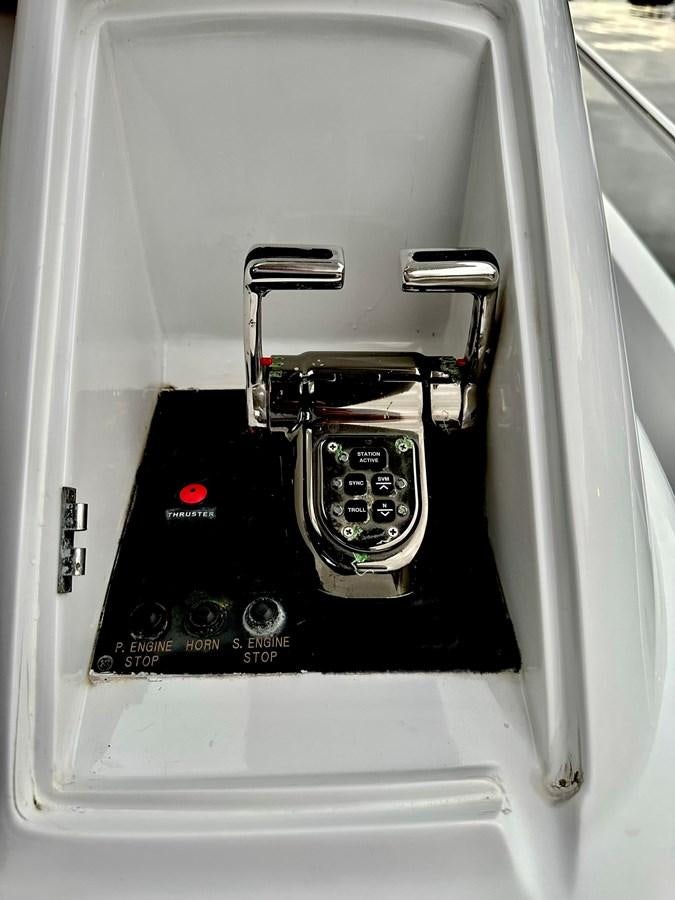 the back of a car aboard GOLDEN LADY Yacht for Sale