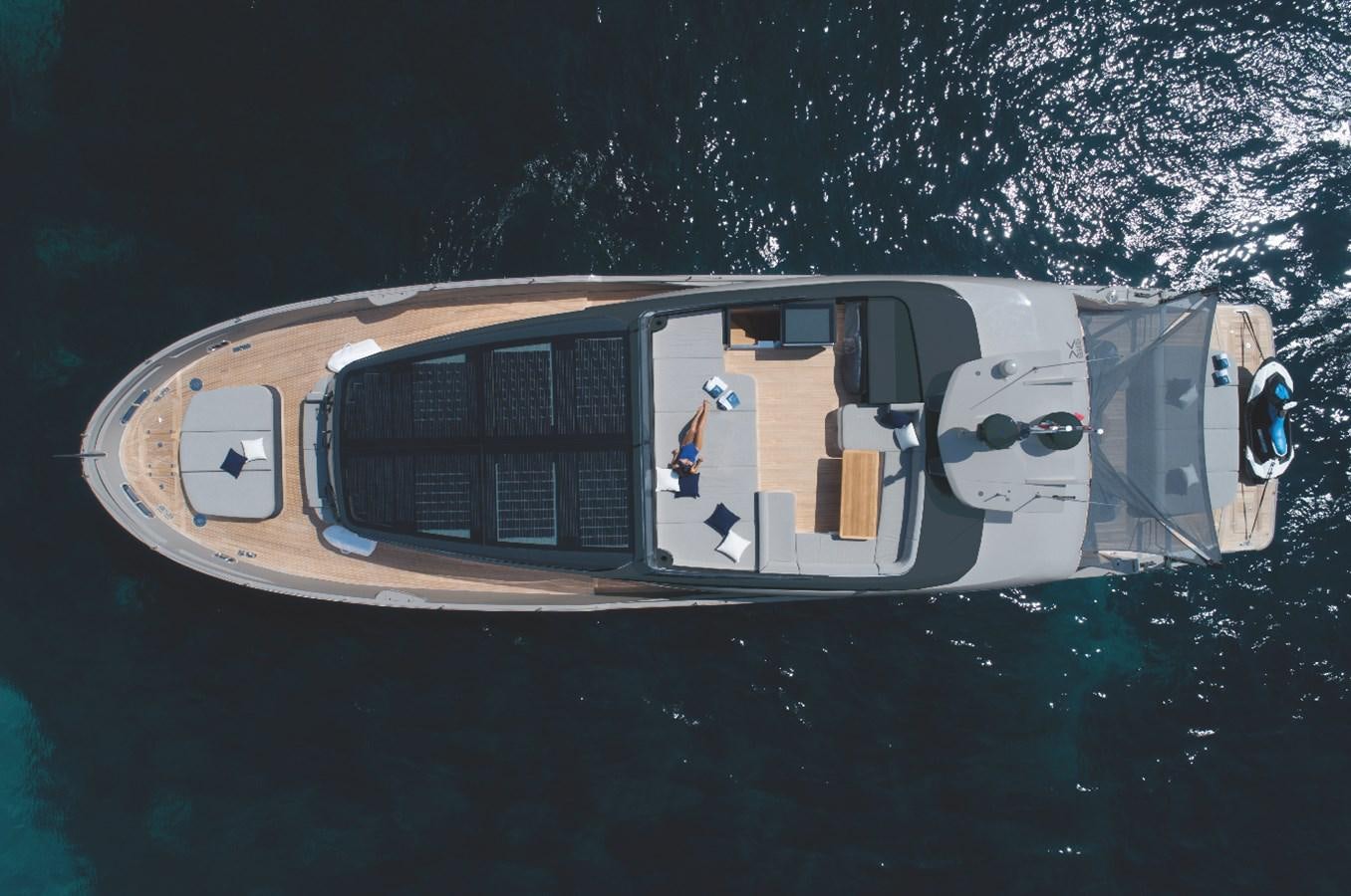 a space ship in outer space aboard SONEY Yacht for Sale