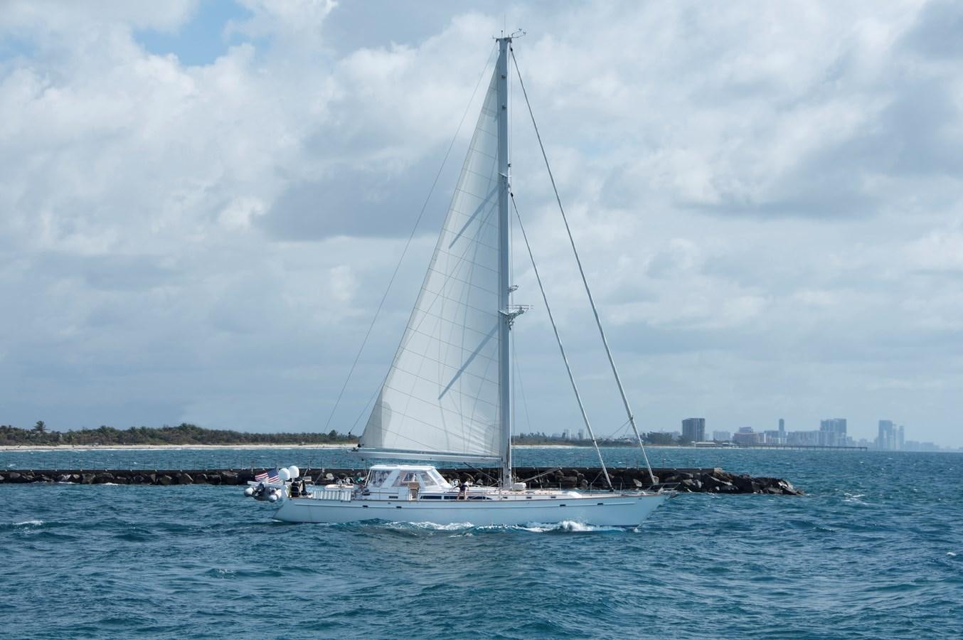 a sailboat on the water aboard EAGLES NEST Yacht for Sale